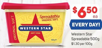 Foodland Western Star Spreadable 500g offer