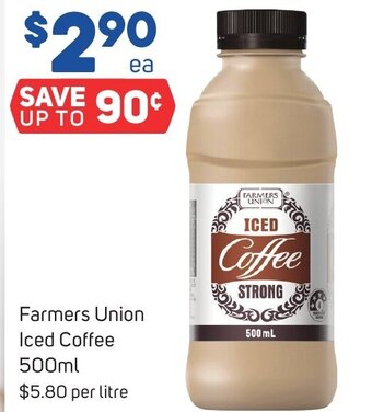 Foodland Farmers Union Iced Coffee 500ml offer