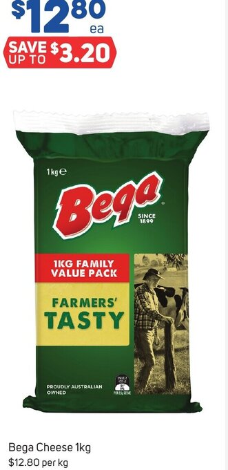 Foodland Bega Cheese 1kg offer