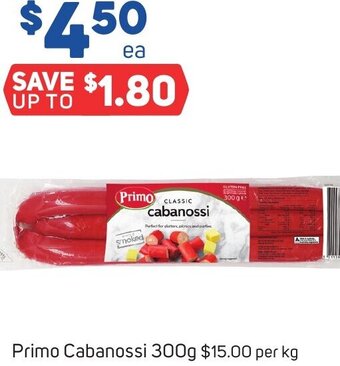 Foodland Primo Cabanossi 300g offer