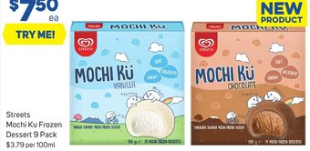 Foodland Streets Mochi Ku Frozen Dessert 9 Pack offer