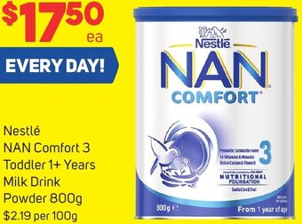 Nestlé NAN Comfort 3 Toddler 1+ Years Milk Drink Powder 800g