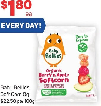 Foodland Baby Bellies Soft Corn 8g offer