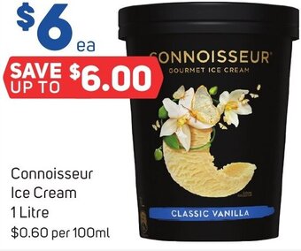 Foodland Connoisseur Ice Cream 1 Litre offer
