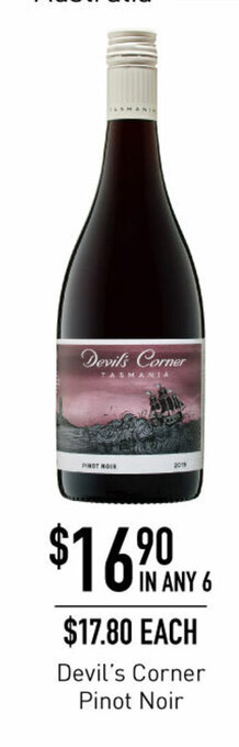 Dan Murphy's Devil's Corner Pinot Noir offer