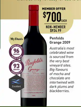 Penfolds Grange 2009