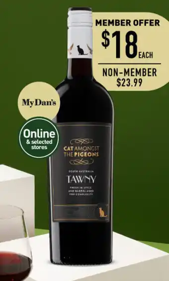 Dan Murphy's Cat Amongst The Pigeons Tawny offer