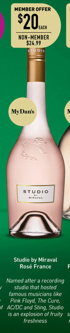 Dan Murphy's Studio by Miraval Rose France offer