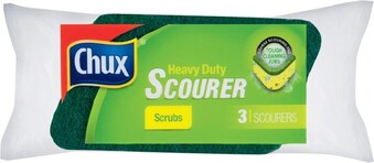 IGA Chux Heavy Duty or Non-Scratch Scourer 3 Pack offer
