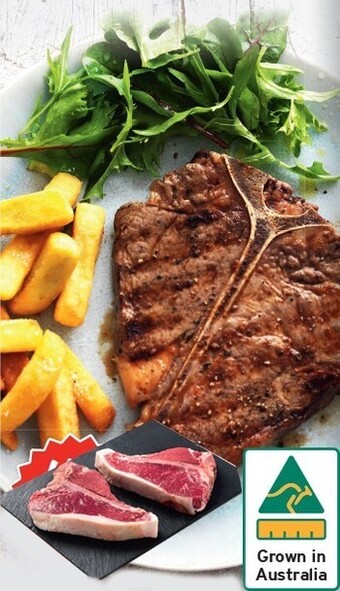IGA Australian Beef T-Bone Steak offer