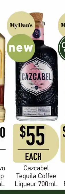 Cazcabel Tequila Coffee Liqueur 700ml