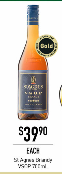 Dan Murphy's St Agnes Brandy VSOP 700mL offer