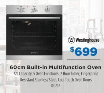 Betta 60cm Built-in Multifunction Oven offer