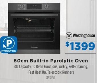 Betta 60cm Built-in Pyrolytic Oven offer