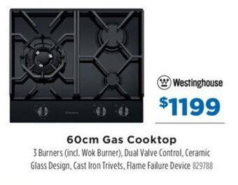 Betta 60cm Gas Cooktop offer