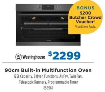 Betta 90cm Built-in Multifunction Oven offer