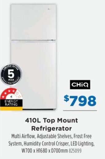 Betta 410L Top Mount Refrigerator offer