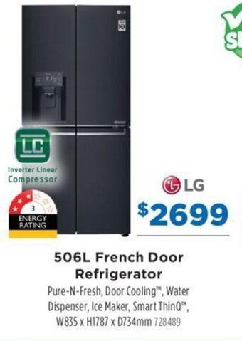 Betta 506L French Door Refrigerator offer