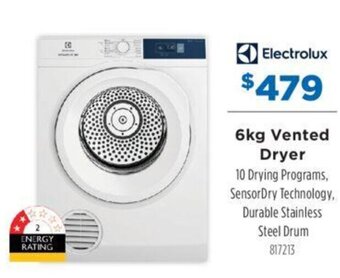Betta 6kg Vented Dryer offer