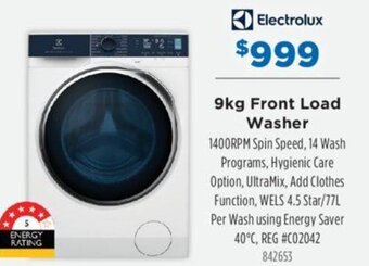 Betta 9kg Front Load Washer offer