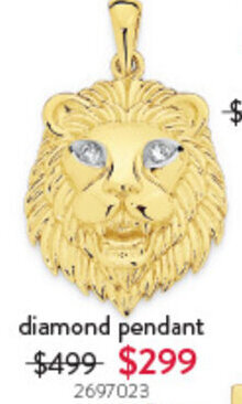 Goldmark diamond pendant offer
