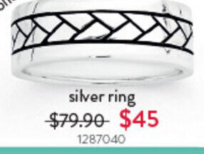 Goldmark silver ring offer