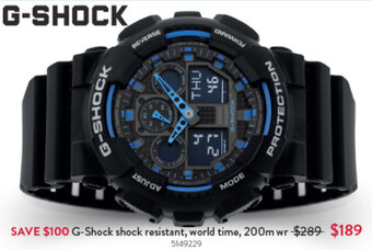 Goldmark G-Shock shock resistant, world time, 200m wr offer