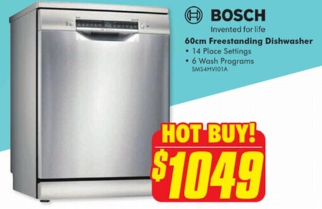 60cm Freestanding Dishwasher offer at The Good Guys