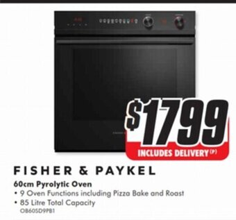 The Good Guys 60cm Pyrolytic Oven offer