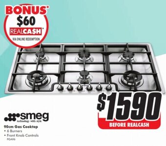 The Good Guys 90cm Gas Cooktop offer
