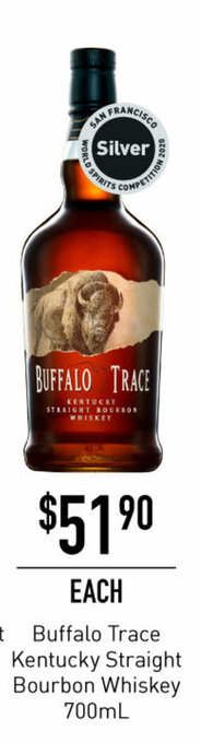 Dan Murphy's Buffalo Trace Kentucky Straight Bourbon Whiskey 700mL offer