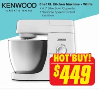 The Good Guys Chef XL Kitchen Machine - White offer