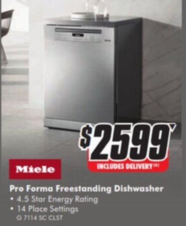 Pro Forma Freestanding Dishwasher offer at The Good Guys