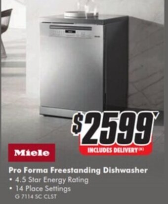 The Good Guys Pro Forma Freestanding Dishwasher offer