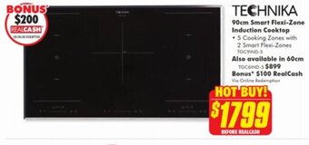 The Good Guys 90cm Smart Flexi-Zone Induction Cooktop offer