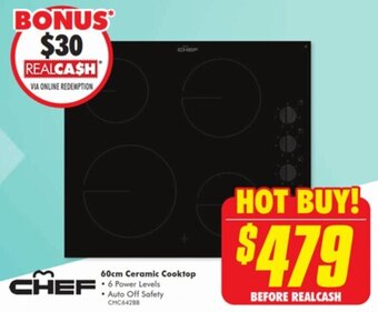 The Good Guys 60cm Ceramic Cooktop offer