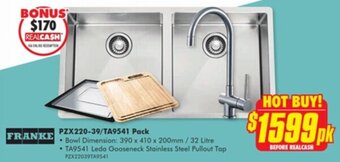 The Good Guys PZX220-39/TA9541 Pack offer