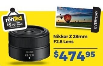 Teds Cameras Nikkor Z 28mm F2.8 Lens offer