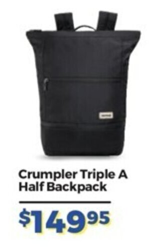 Teds Cameras Crumpler Triple A Half Backpack offer