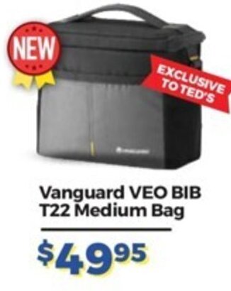 Teds Cameras Vanguard VEO BIB T22 Medium Bag offer