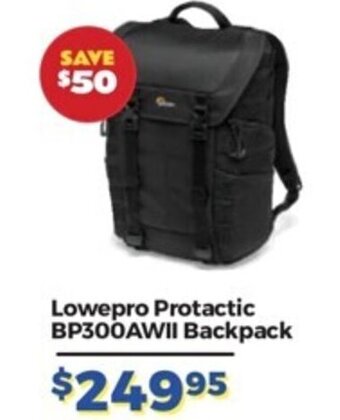 Teds Cameras Lowepro Protactic BP300AWII Backpack offer