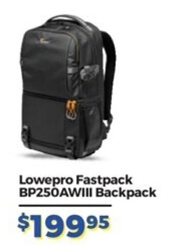 Teds Cameras Lowepro Fastpack BP250AWIII Backpack offer