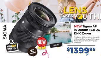 Teds Cameras Sigma AF 16-28mm F2.8 DG DN C Zoom offer