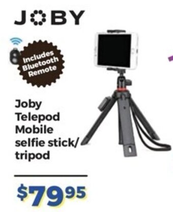 Teds Cameras Joby Telepod Mobile selfie stick/ tripod offer