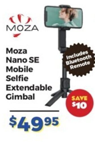 Moza Nano SE Mobile Selfie Extendable Gimbal