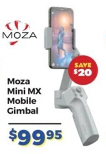 Teds Cameras Moza Mini MX Mobile Gimbal offer