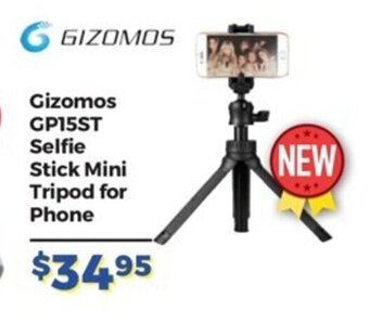 Teds Cameras Gizomos GP15ST Selfie Stick Mini Tripod for Phone offer
