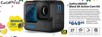Teds Cameras GoPro HERO11 Black 5K Action Cam Kit offer