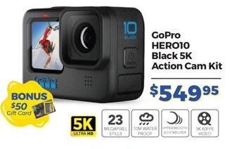 Teds Cameras GoPro HERO10 Black 5K Action Cam Kit offer