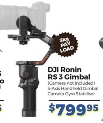 Teds Cameras DJI Ronin RS 3 Gimbal offer